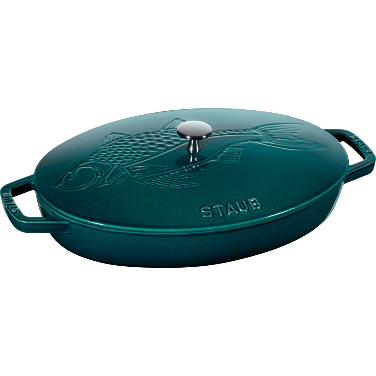 La Mer oval gryte, tre lager emalje, 32 cm