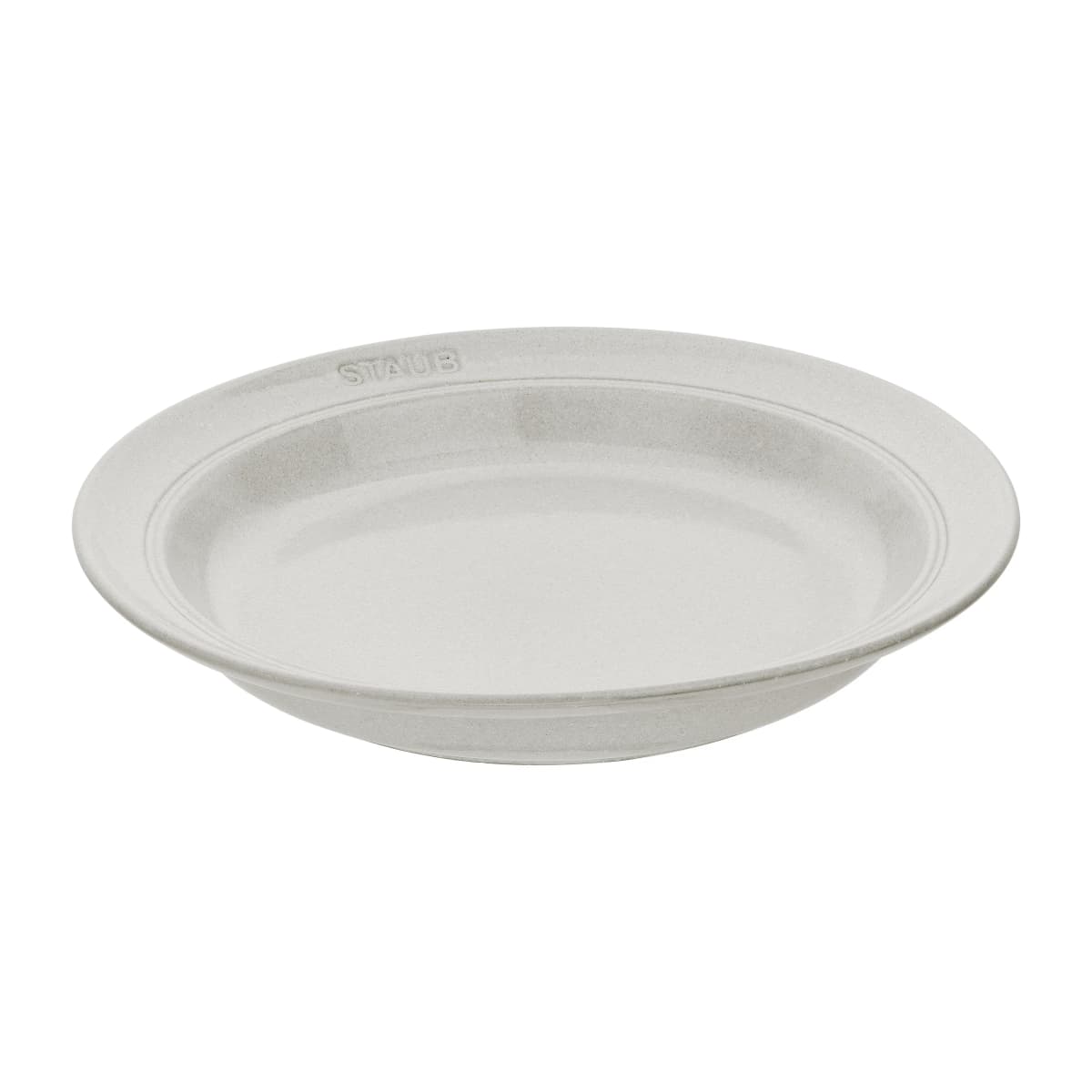 Staub New White Truffle dyp tallerken, Ø 24 cm