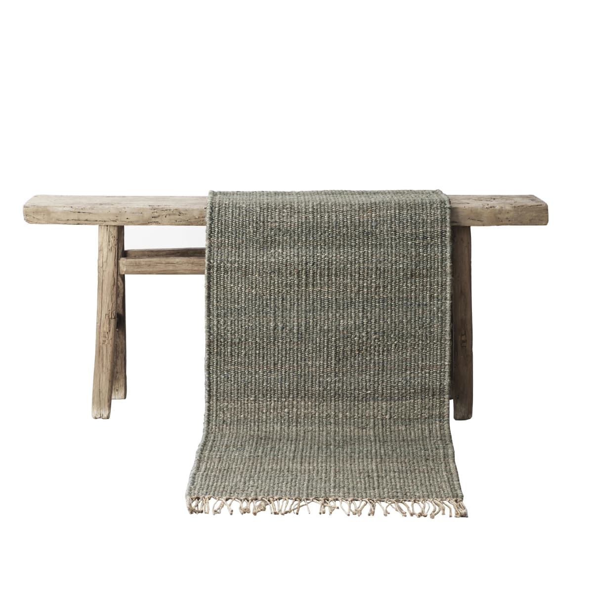 Hemp gulvteppe grå, 80x150 cm