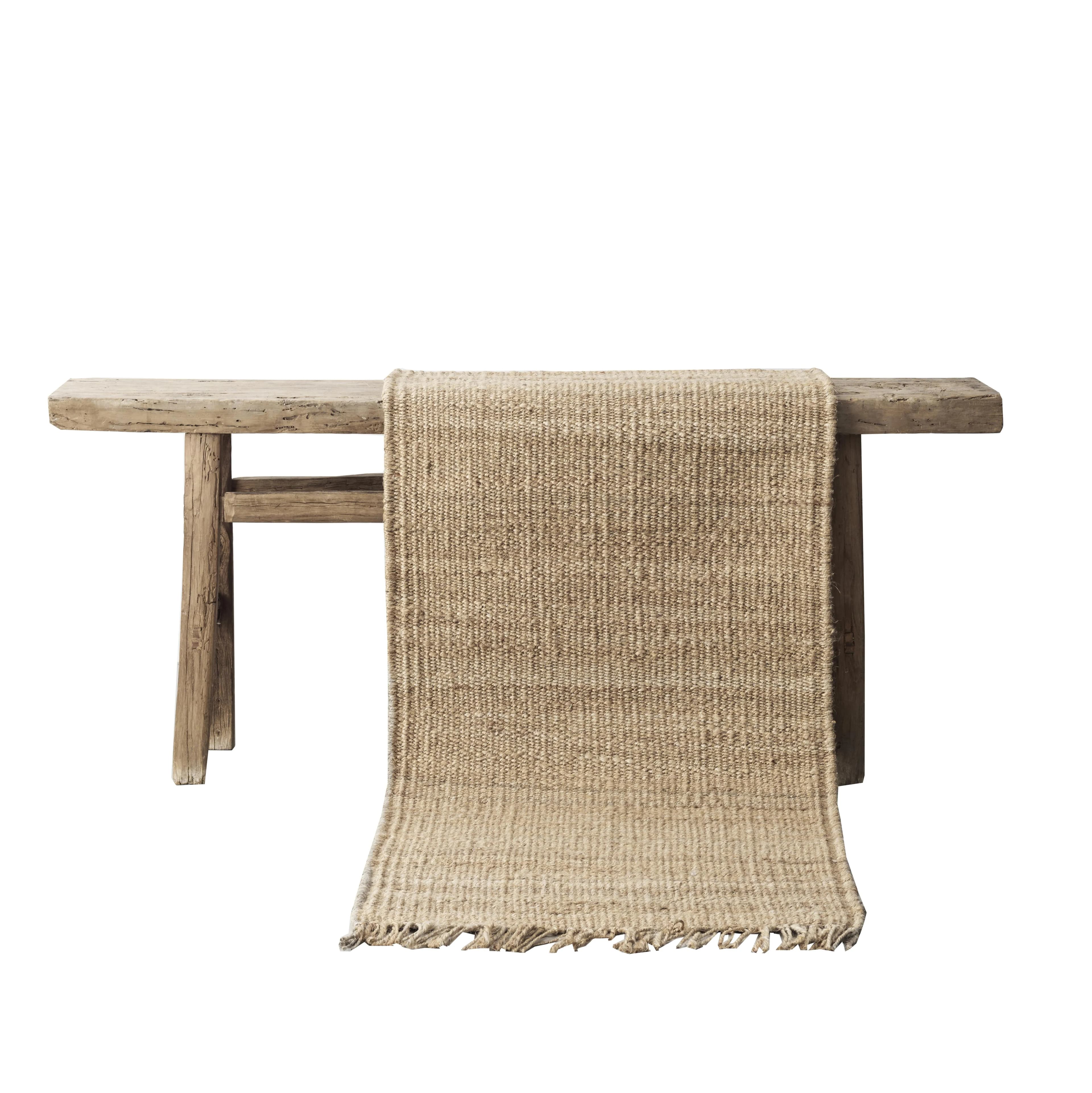 Hemp gulvteppe natur, 80x150 cm
