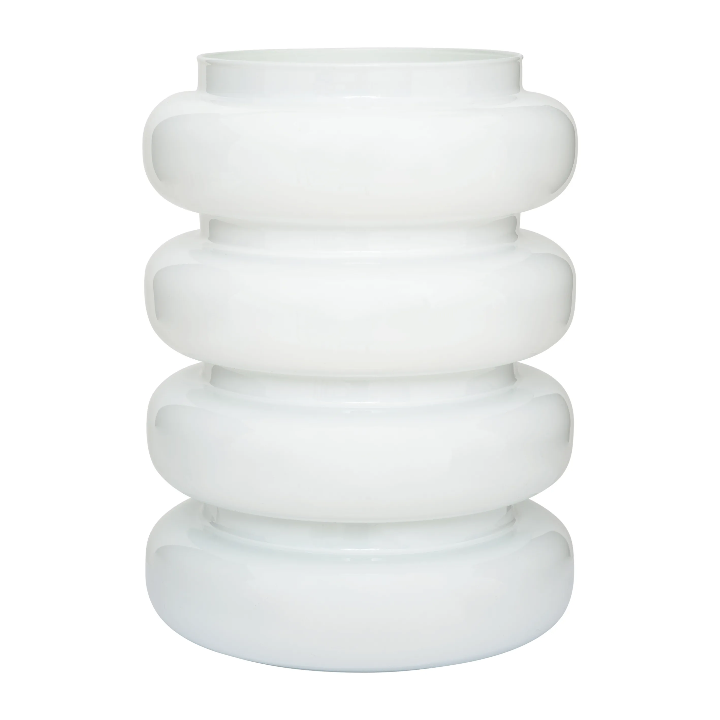 Bulb vase 25 cm, White