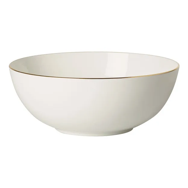 Anmut Gold salatskål, Hvit