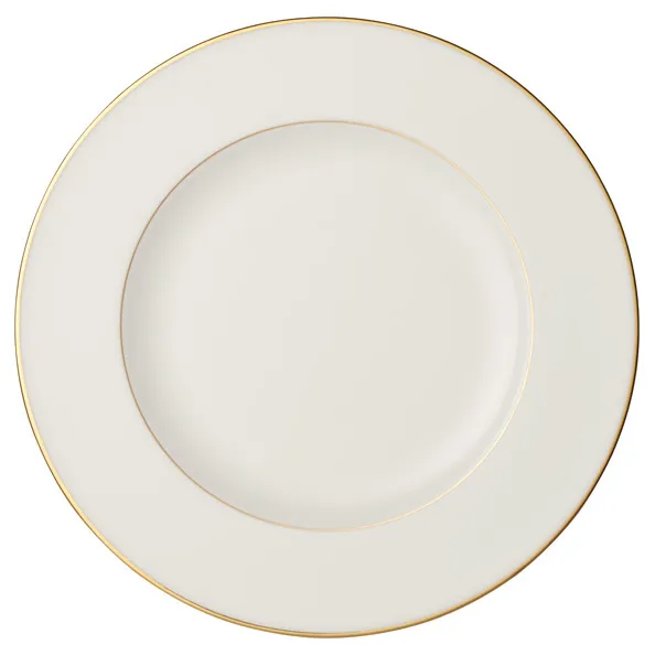 Anmut Gold tallerken Ø 27 cm, Hvit