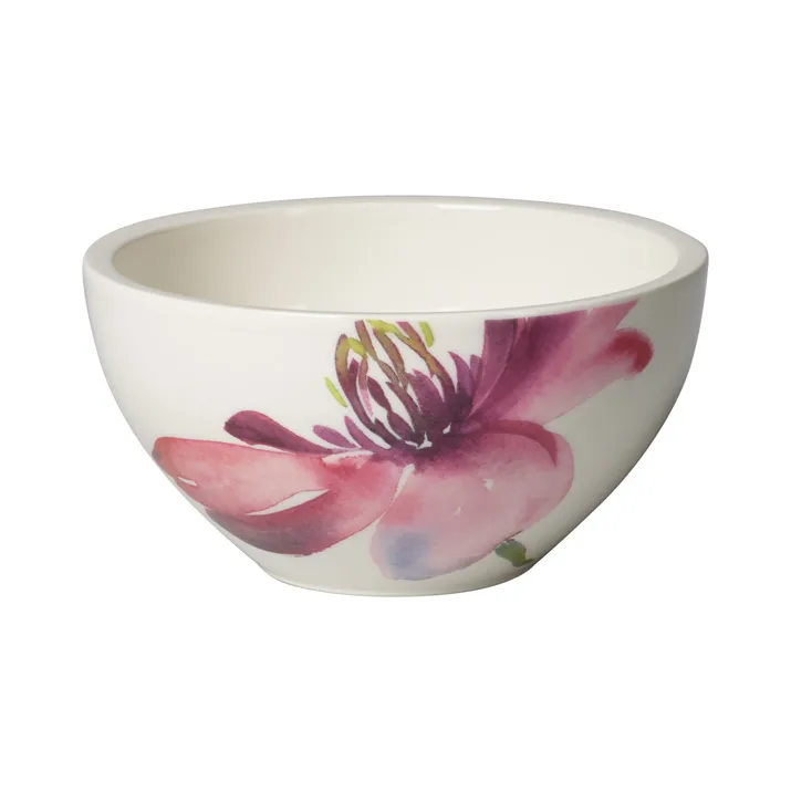 Artesano Flower Art skål, Hvit