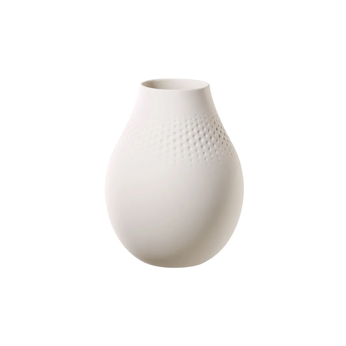 Collier Blanc Perle vase, medium