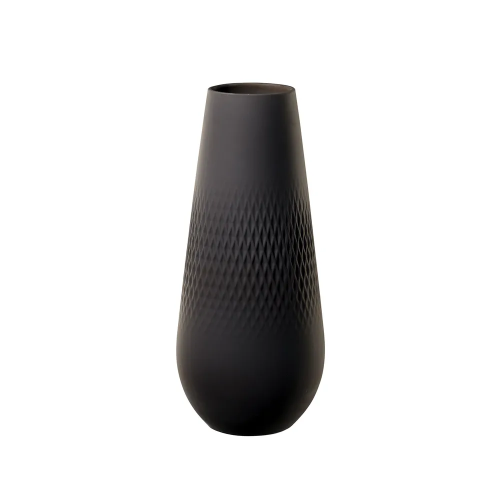 Collier Noir Carre vase, høy