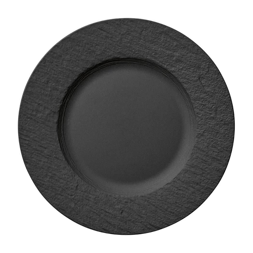 Manufacture Rock tallerken Ø27 cm, svart