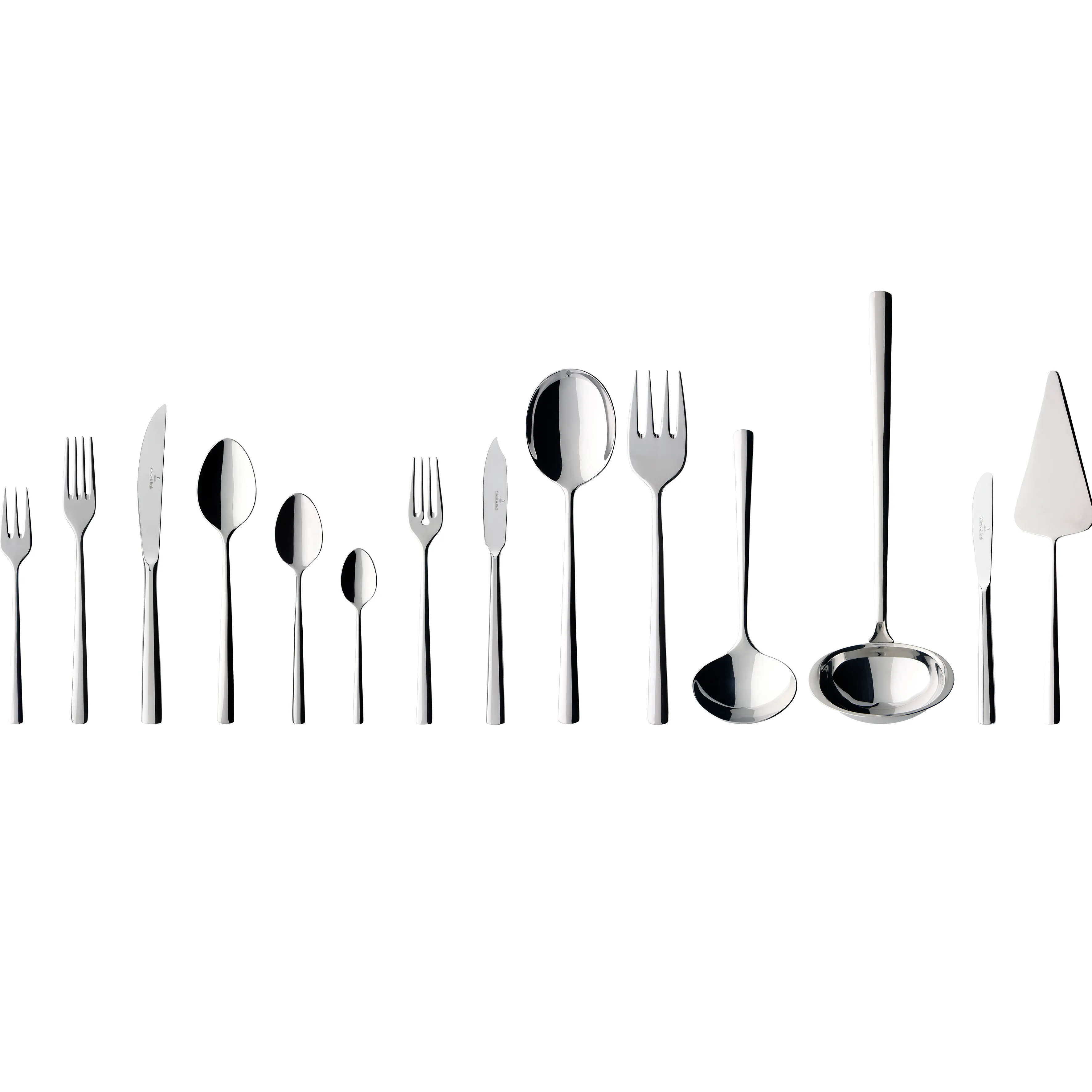 Piemont lunch bestikk 113 deler, Rustfritt stål