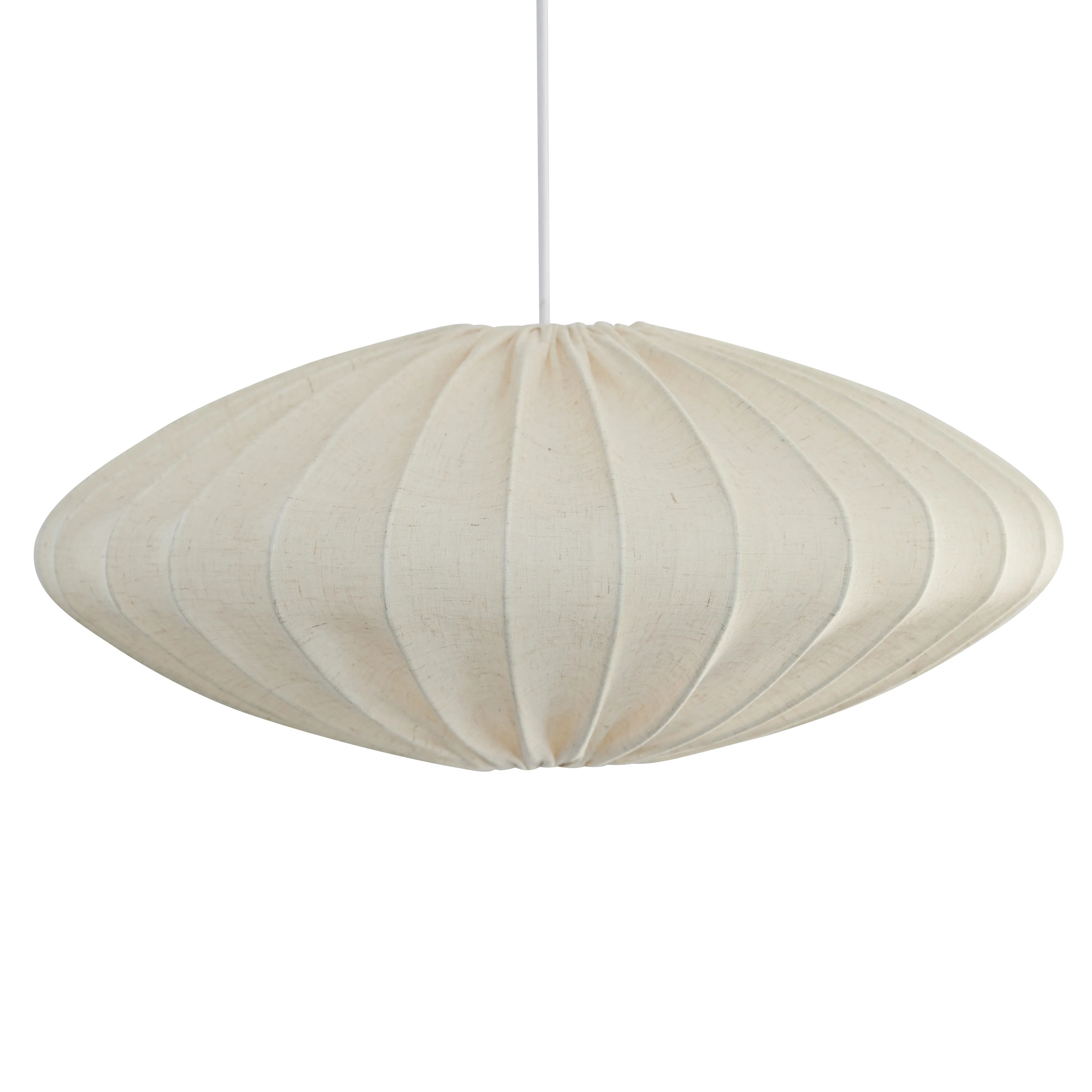 Ellipse lampeskjerm 65 cm lin, Natural