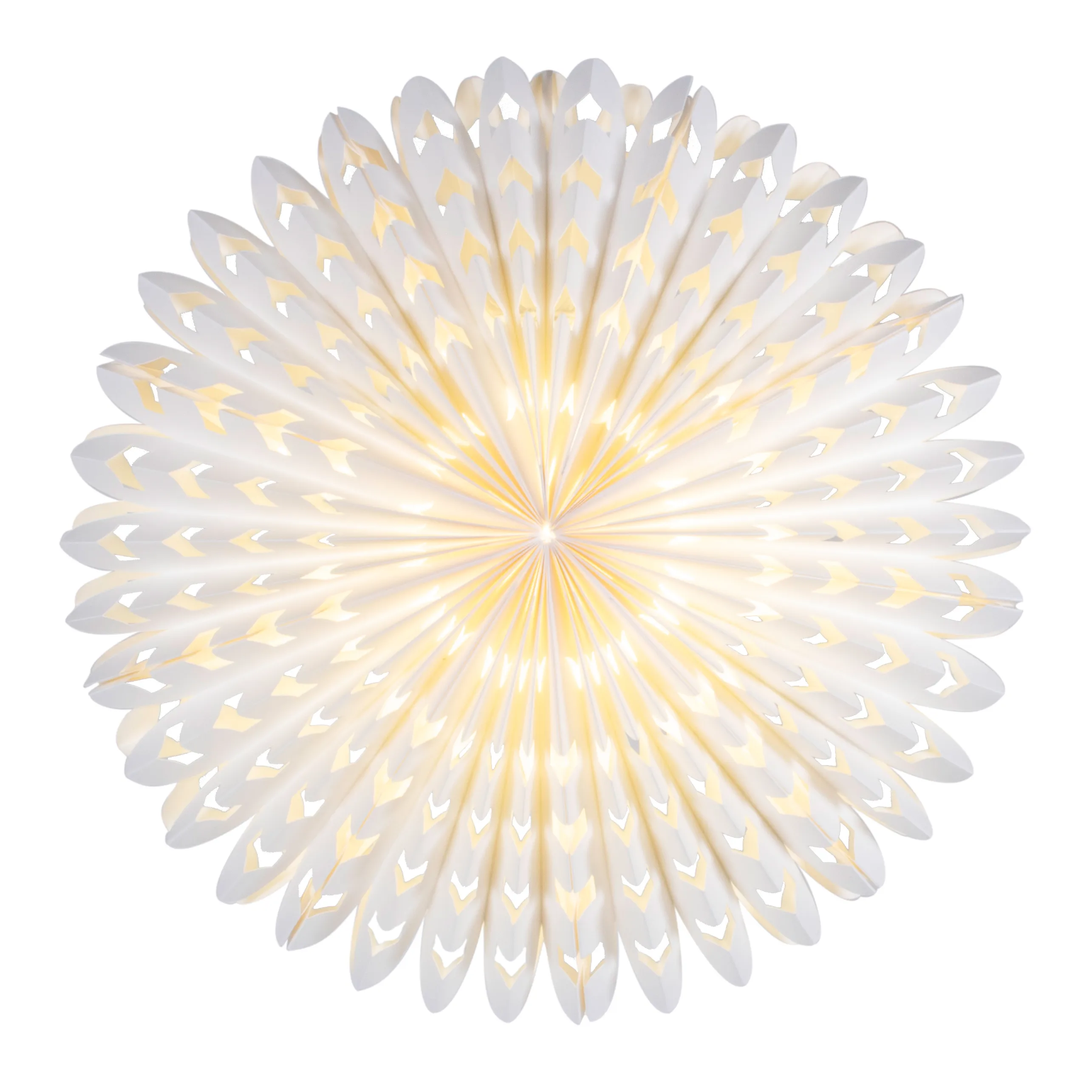 Elvira adventsstjerne 45 cm, Hvit