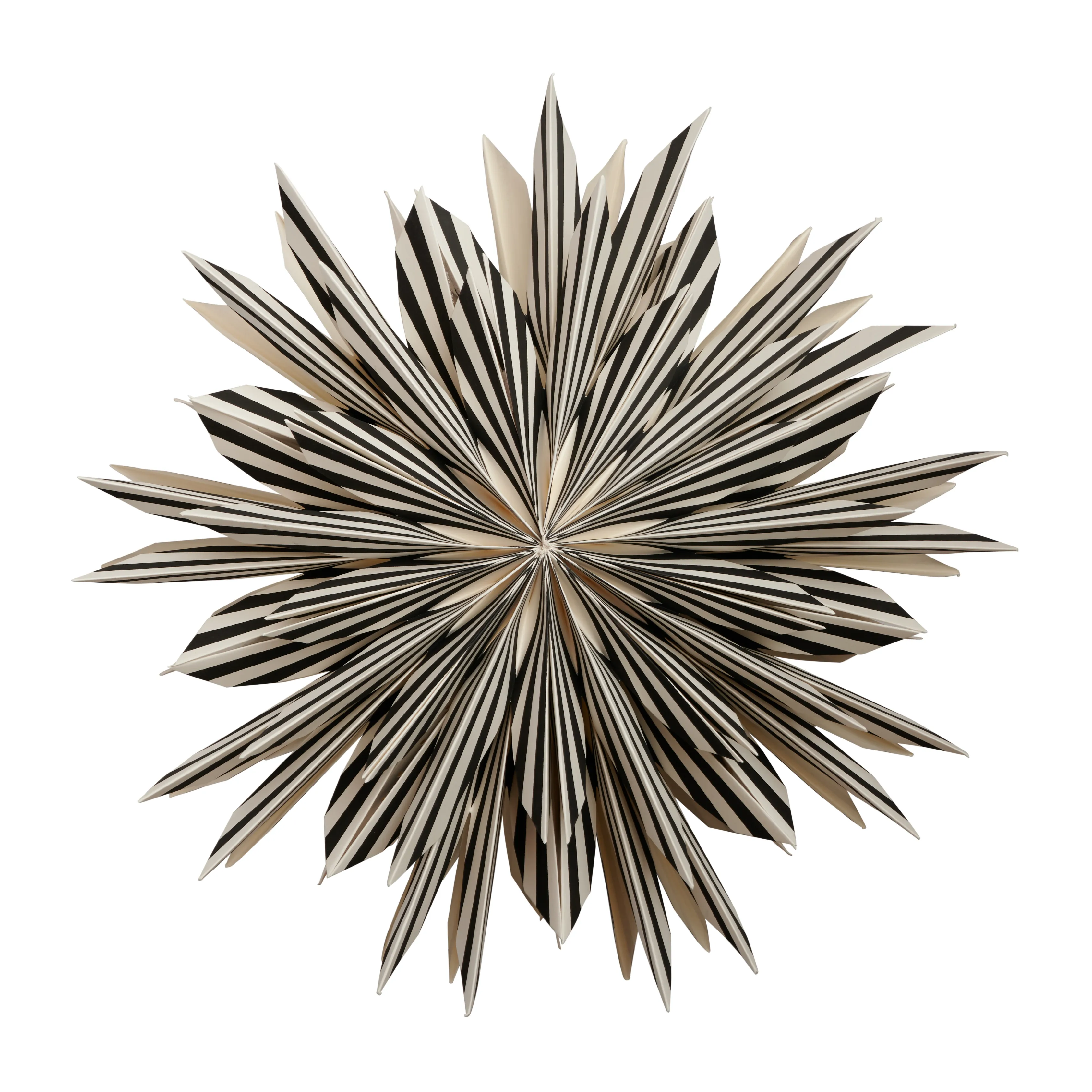 Leah adventsstjerne Ø 50 cm, Svart-hvit