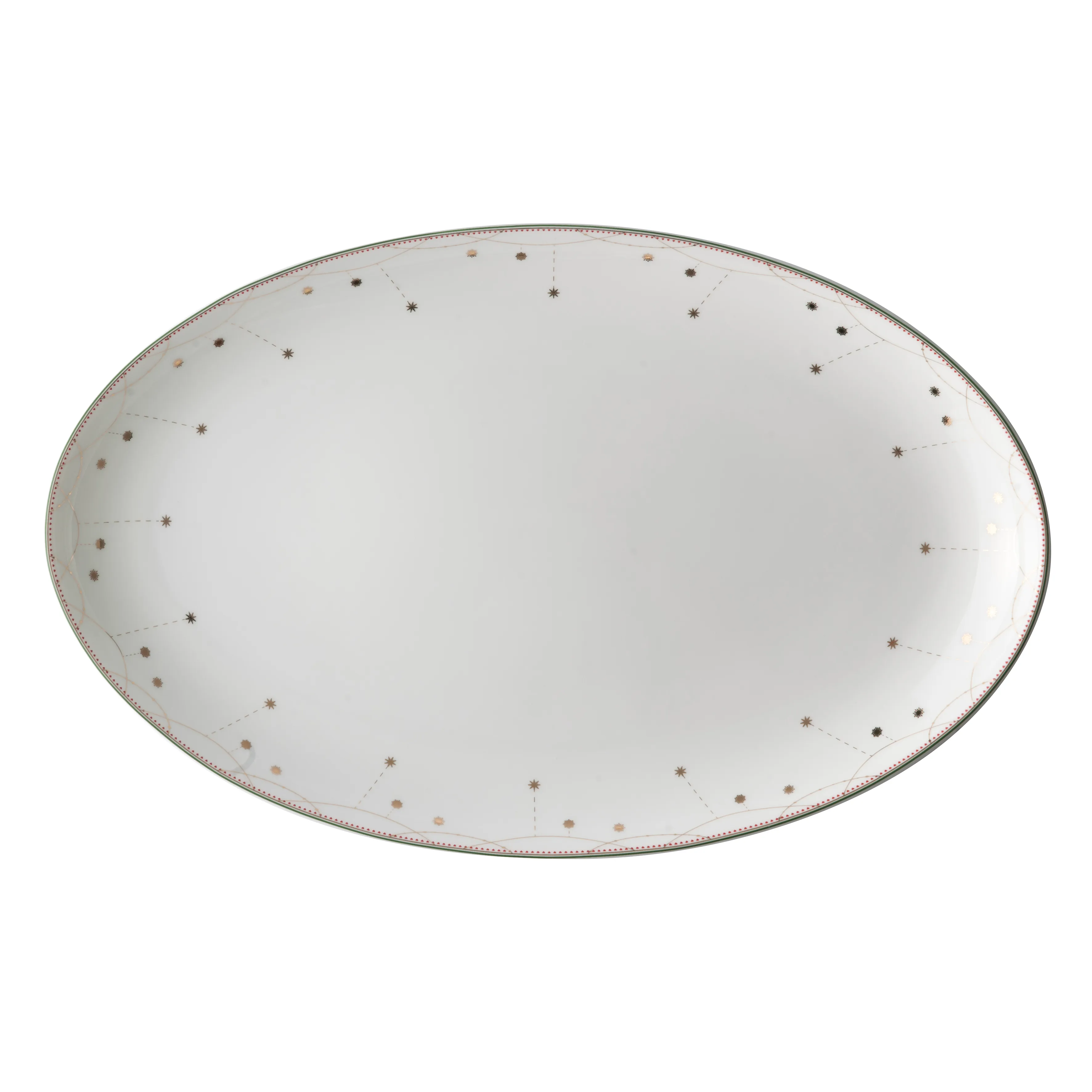 Julemorgen serveringsfat ovalt, 39 cm
