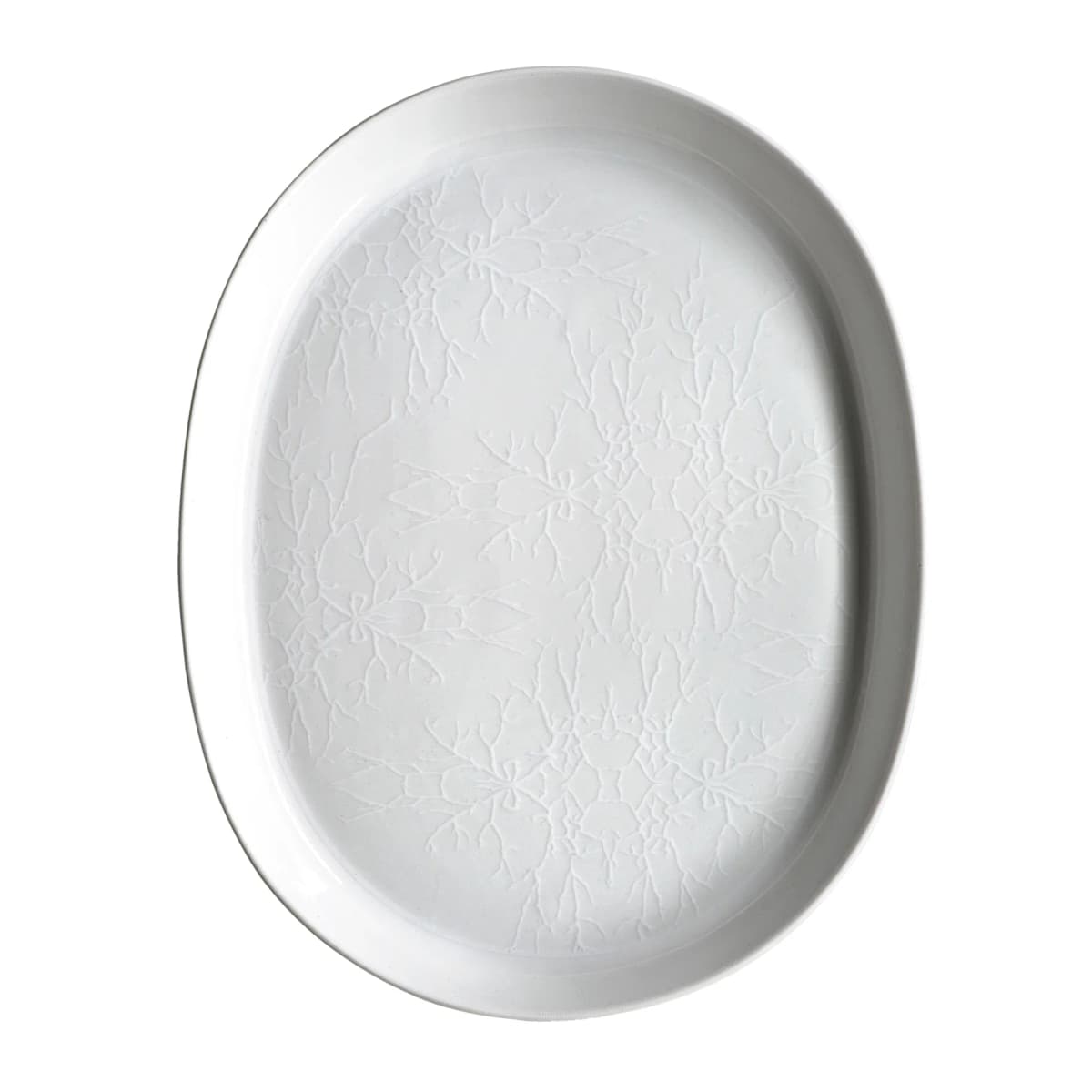 Whitewood oval tallerken, 36 cm