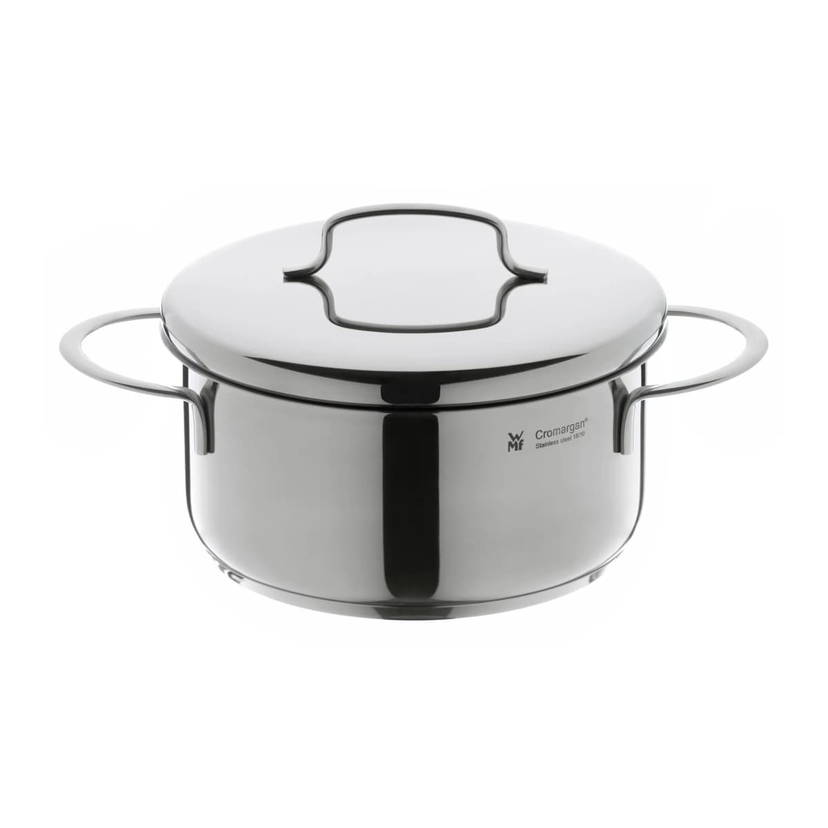Mini lav gryte med lokk 16 cm, Rustfritt stål
