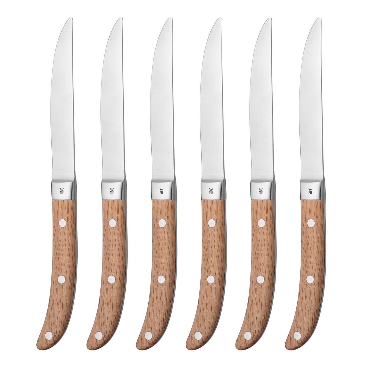 Ranch grillkniv 6 deler, Rustfritt stål