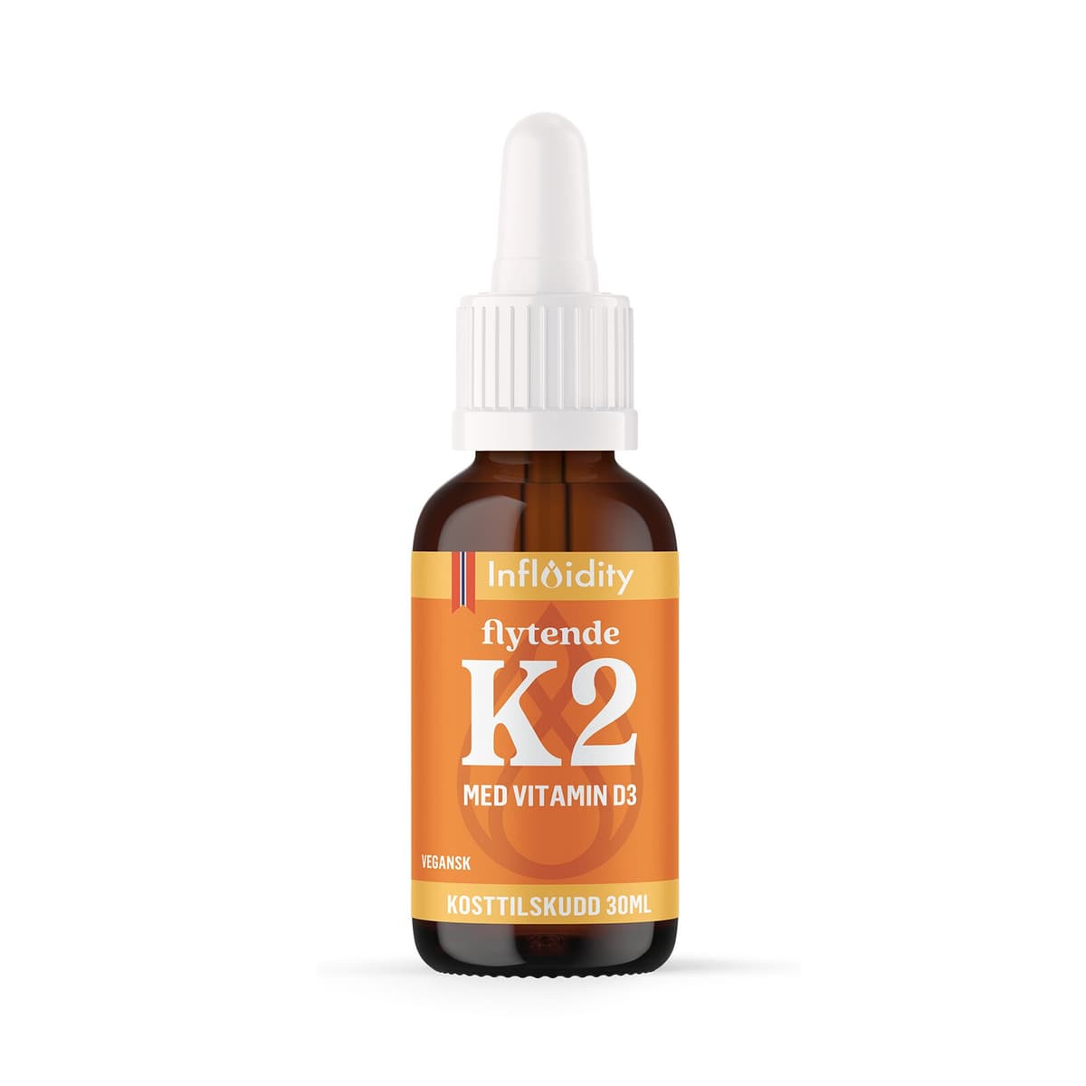 Flytende K2 med vegansk D3