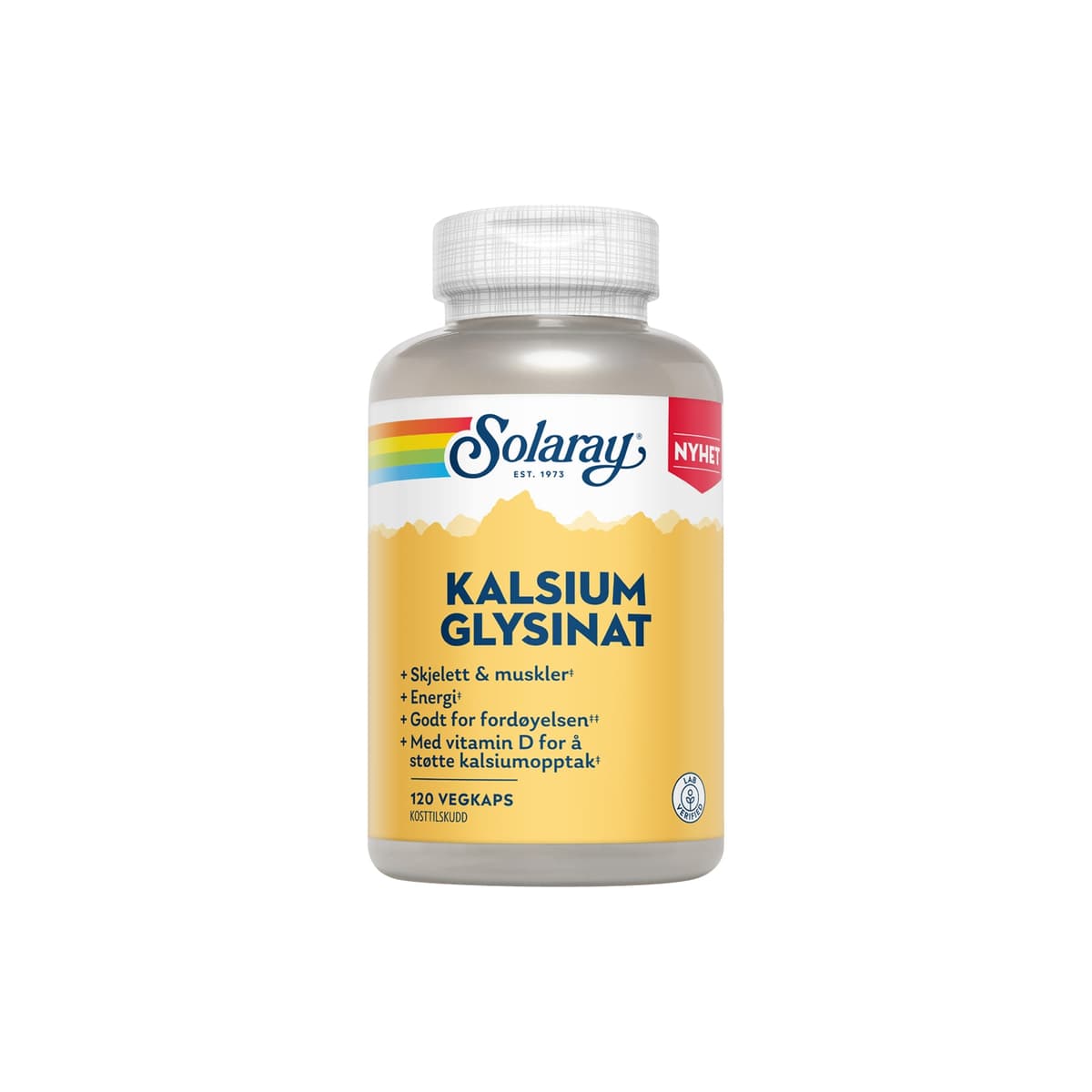Solaray Kalsium Glysinat 120 kpsl