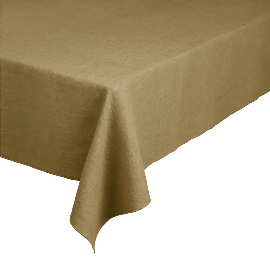 Lineo bordduk 220x140 cm, Dull gold