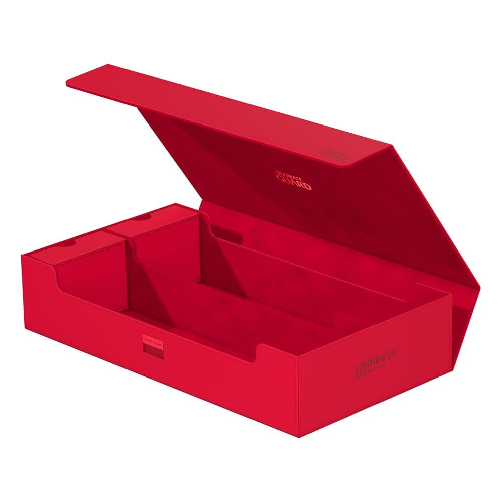 Omnihive Card Case Red XenoSkin Standard Size (1000+) Deck Box