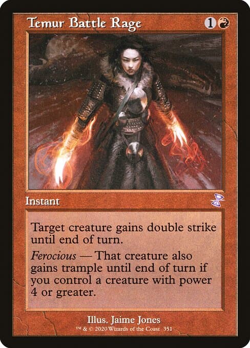 Temur Battle Rage (Enkeltkort)