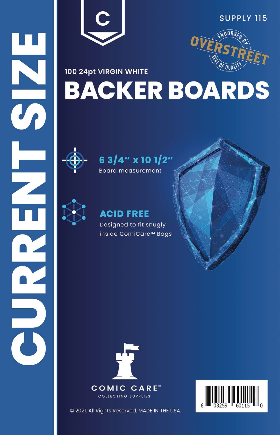 Comicare Current Size Boards (100)