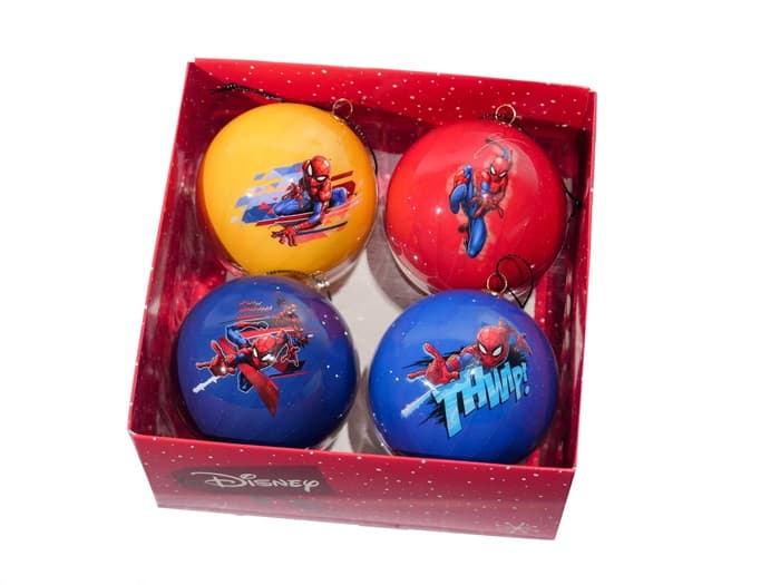 Spider-Man Ornament 4-Pack 75 mm