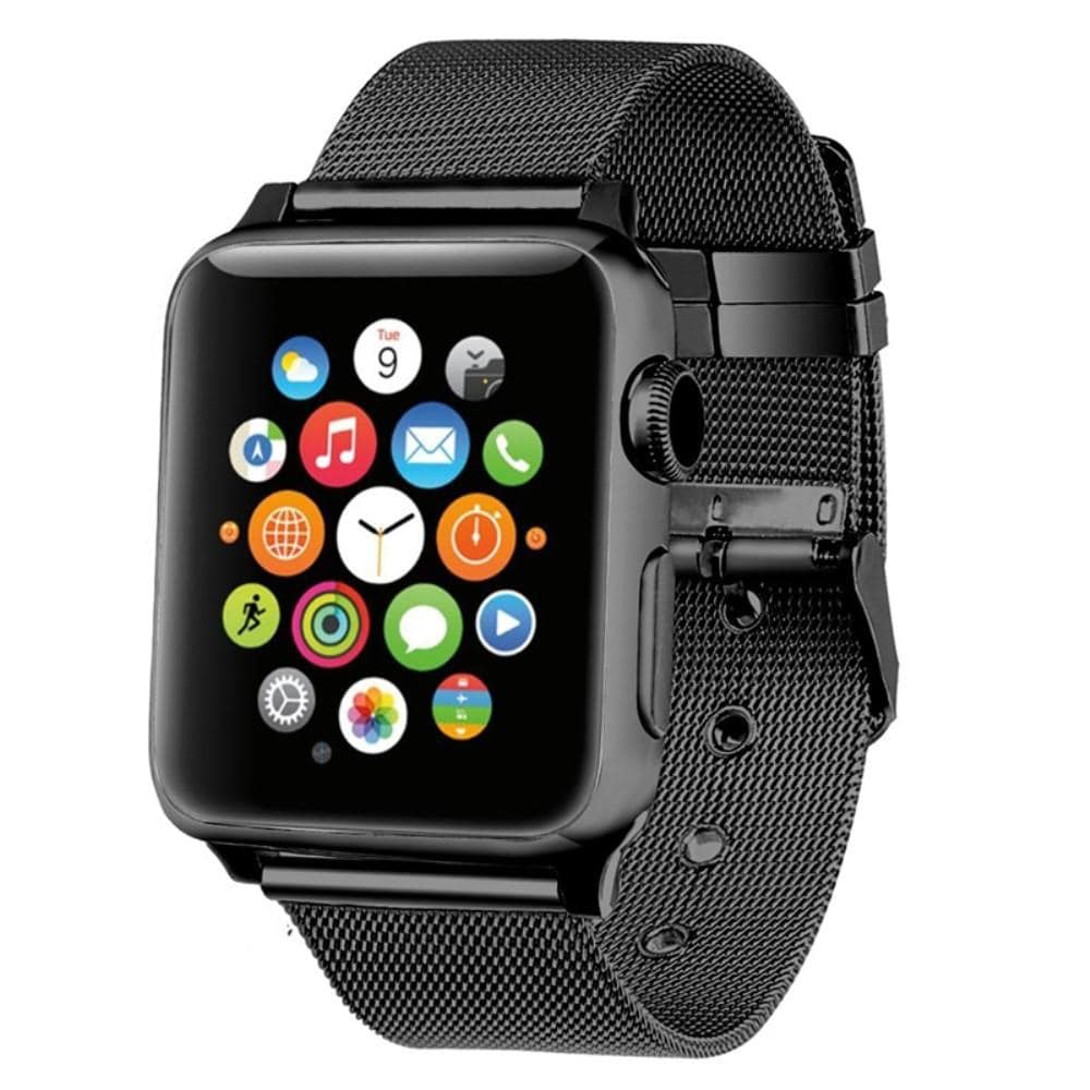 Apple Watch SE 3 44mm Armbånd i mesh, Svart