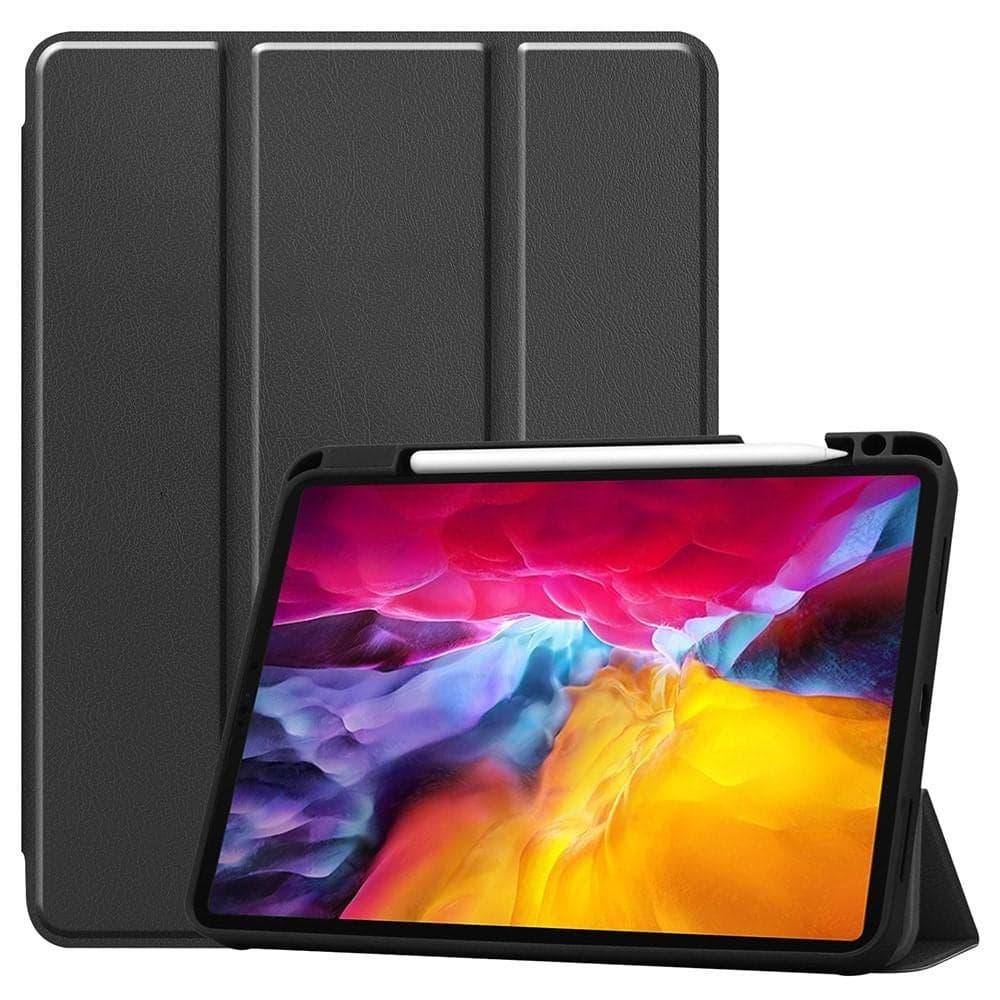 Apple iPad Pro 11 4th Gen (2022) Tri-fold etui med pennholder, Svart