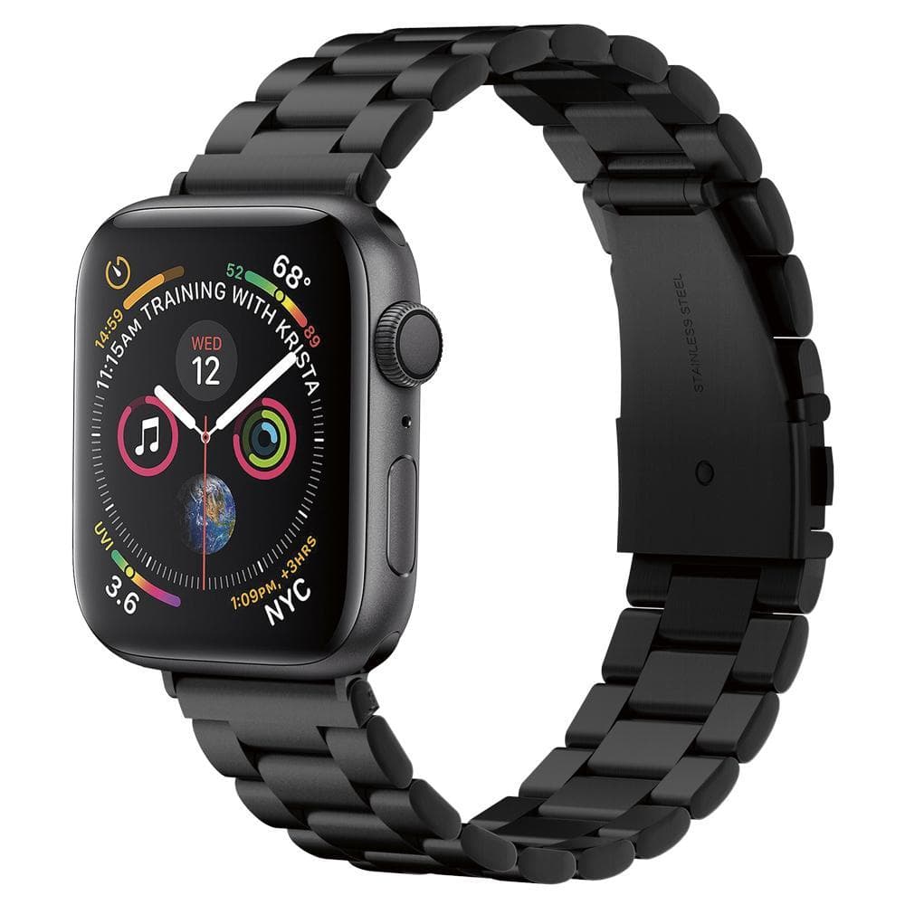Apple Watch Series 11 46mm Metallarmbånd Modern Fit, Svart