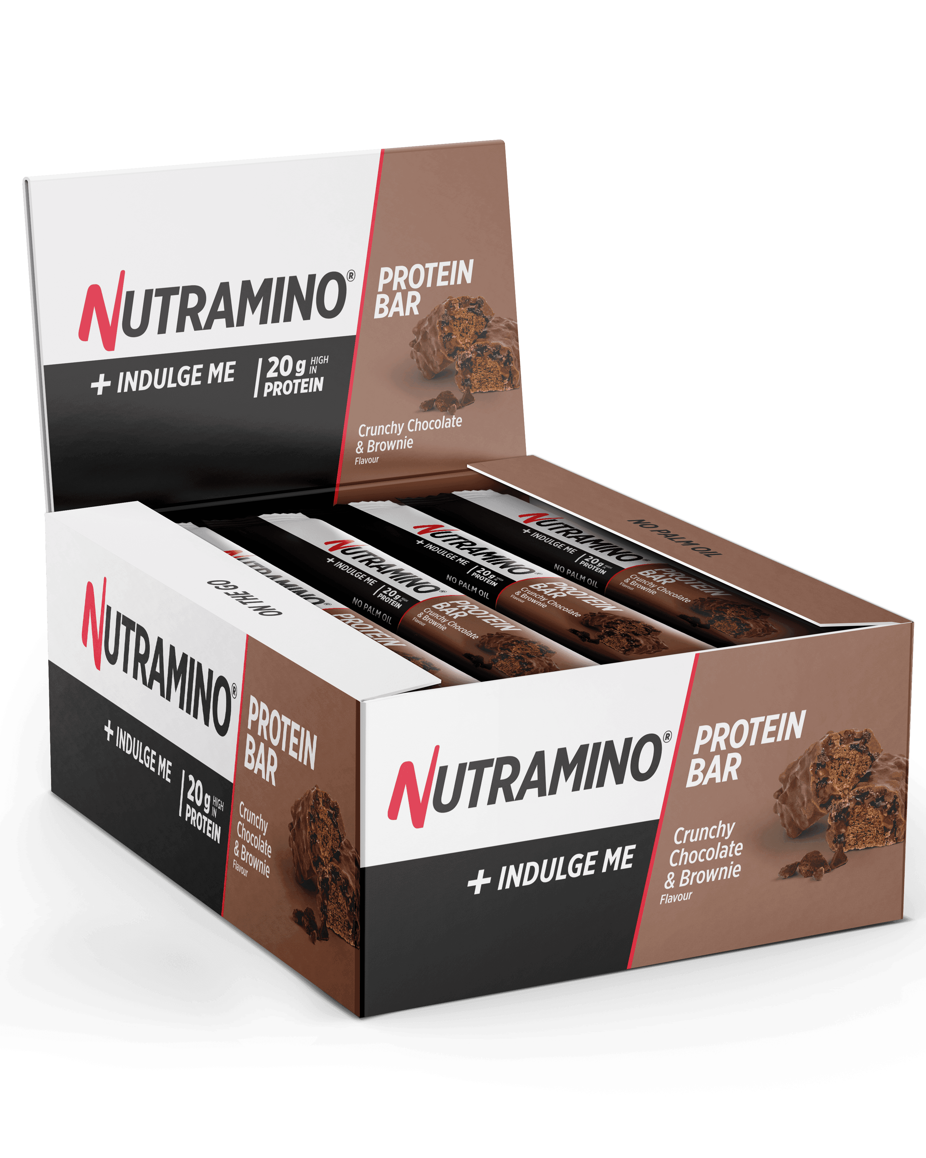 Nutramino Proteinbar Crispy Chocolate Brownie 12x64g
