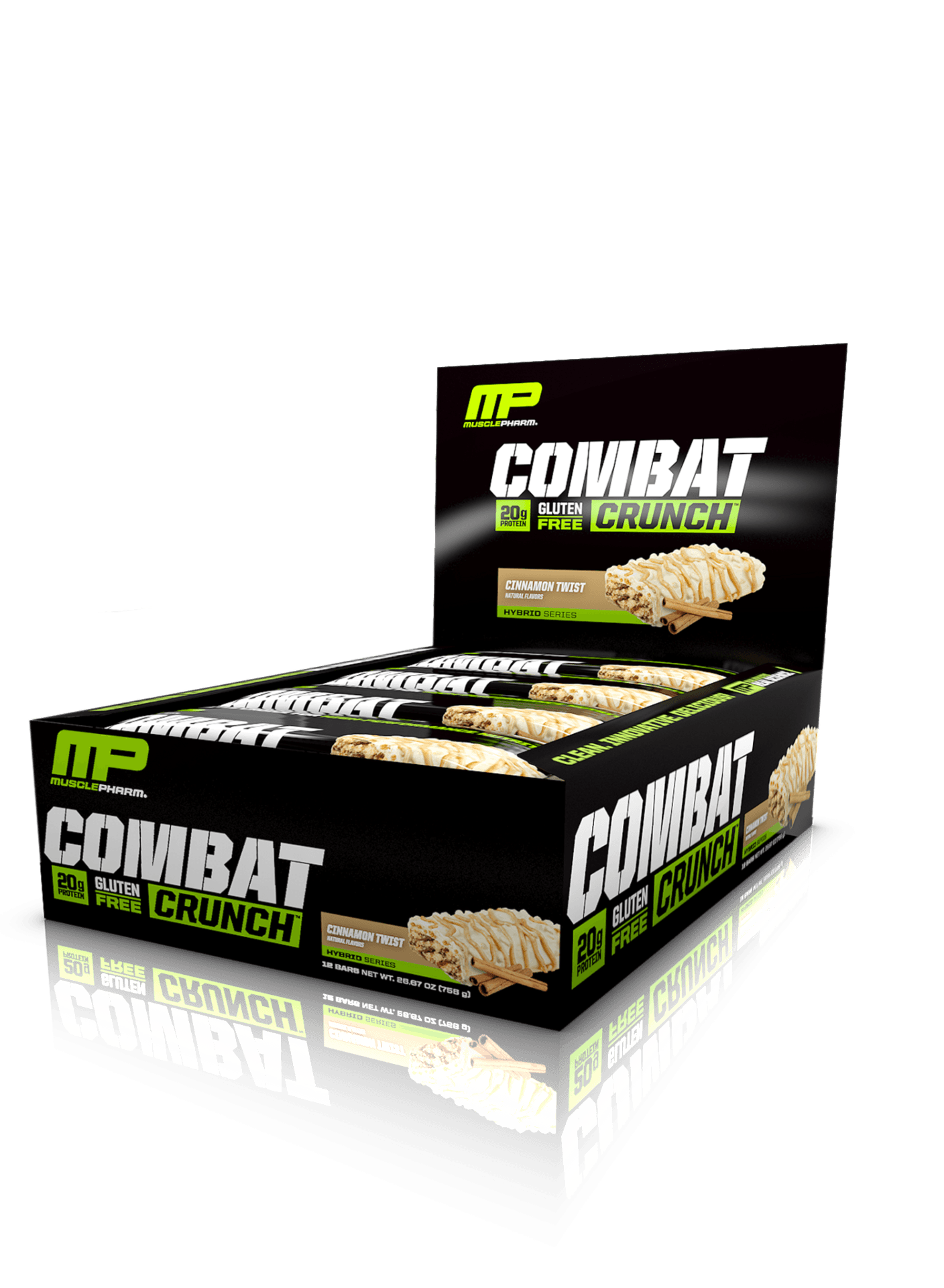Musclepharm Combat Crunch Bar Cinnamon Twist 12x63g