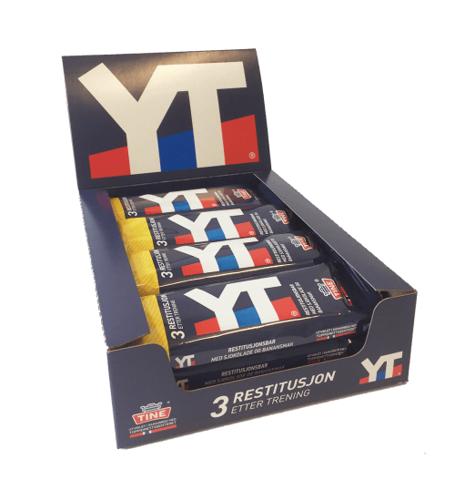 YT Restitusjonsbar Sjokolade & Banan 12x65g