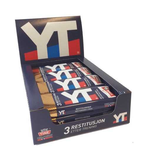 YT Restitusjonsbar Karamell 12x65g