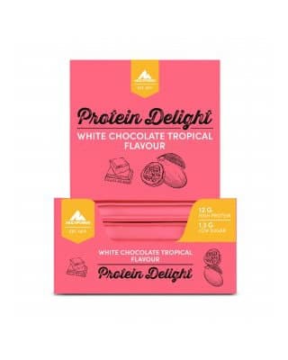 Multipower Protein Delight Bar - White Chocolate Tropical 18x35g