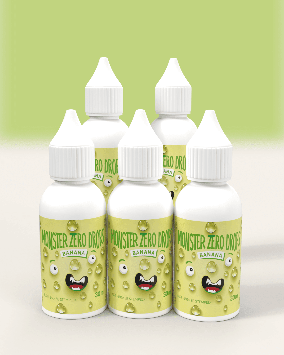 Monster Lavkarbo Zero Drops - Banana - FEMPAKNING