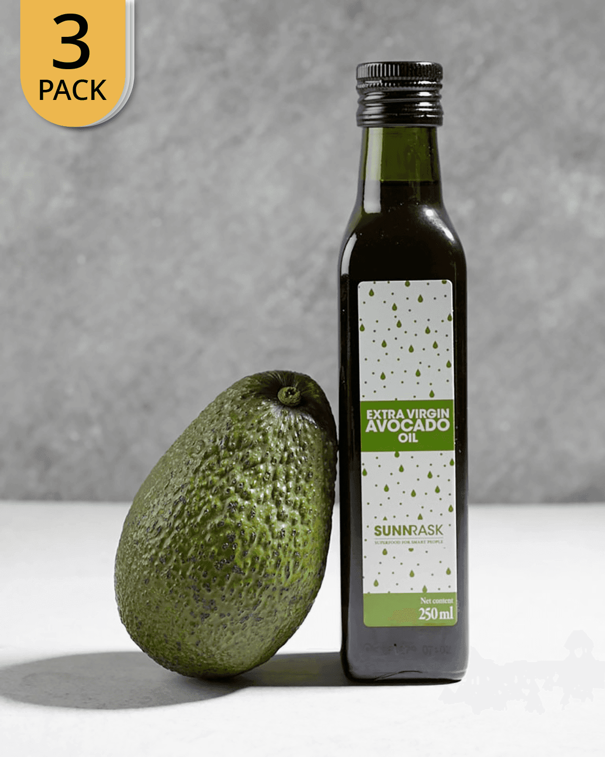 SunnRask Avakadoolje 3x250ml